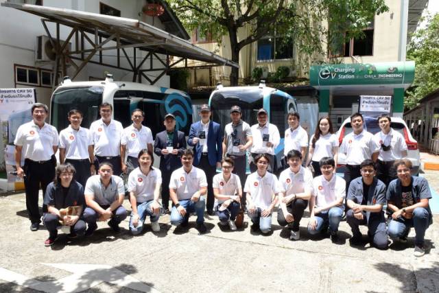 วิศวะ จุฬาลงกรณ์วิทยาลัย เปิดโครงการทดลองรถไร้คนขับผ่านระบบ 5G